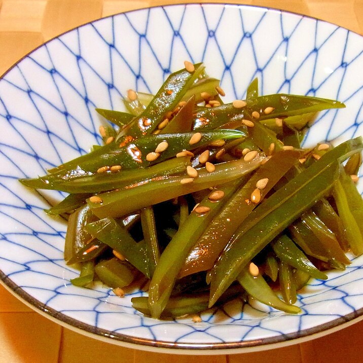 茎わかめのポン酢和え